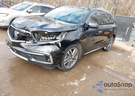 2017 Acura Mdx Advance Package z USA, uszkodzony, nr VIN 5FRYD4H88HB042162